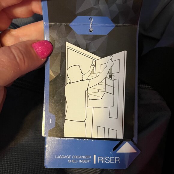 NEW Rise Luggage Organizer Shelf Insert Suitcase Packing Made Easy GRAY RISER - Picture 9 of 12